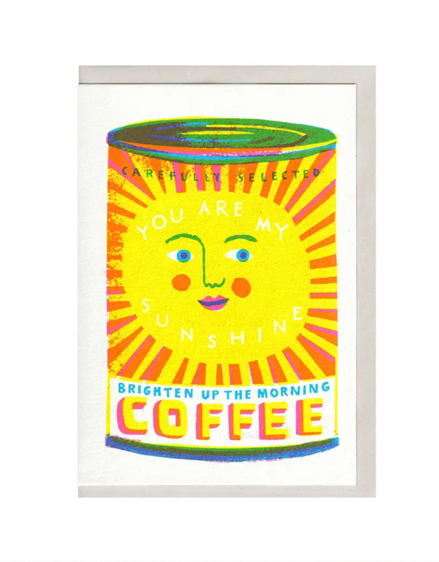 You Are My Sunshine Greeting Card, Printed Peanut
