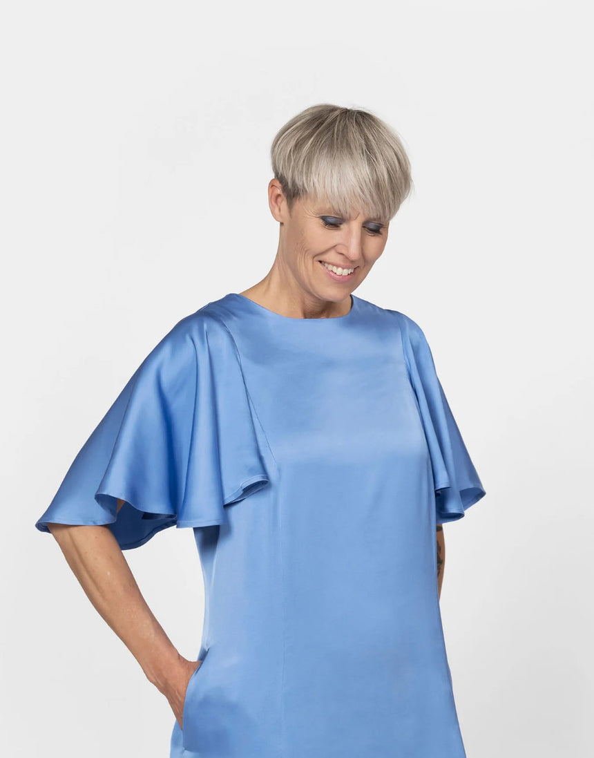 Flutter Sleeve Dress Sewing Pattern, The Assembly Line