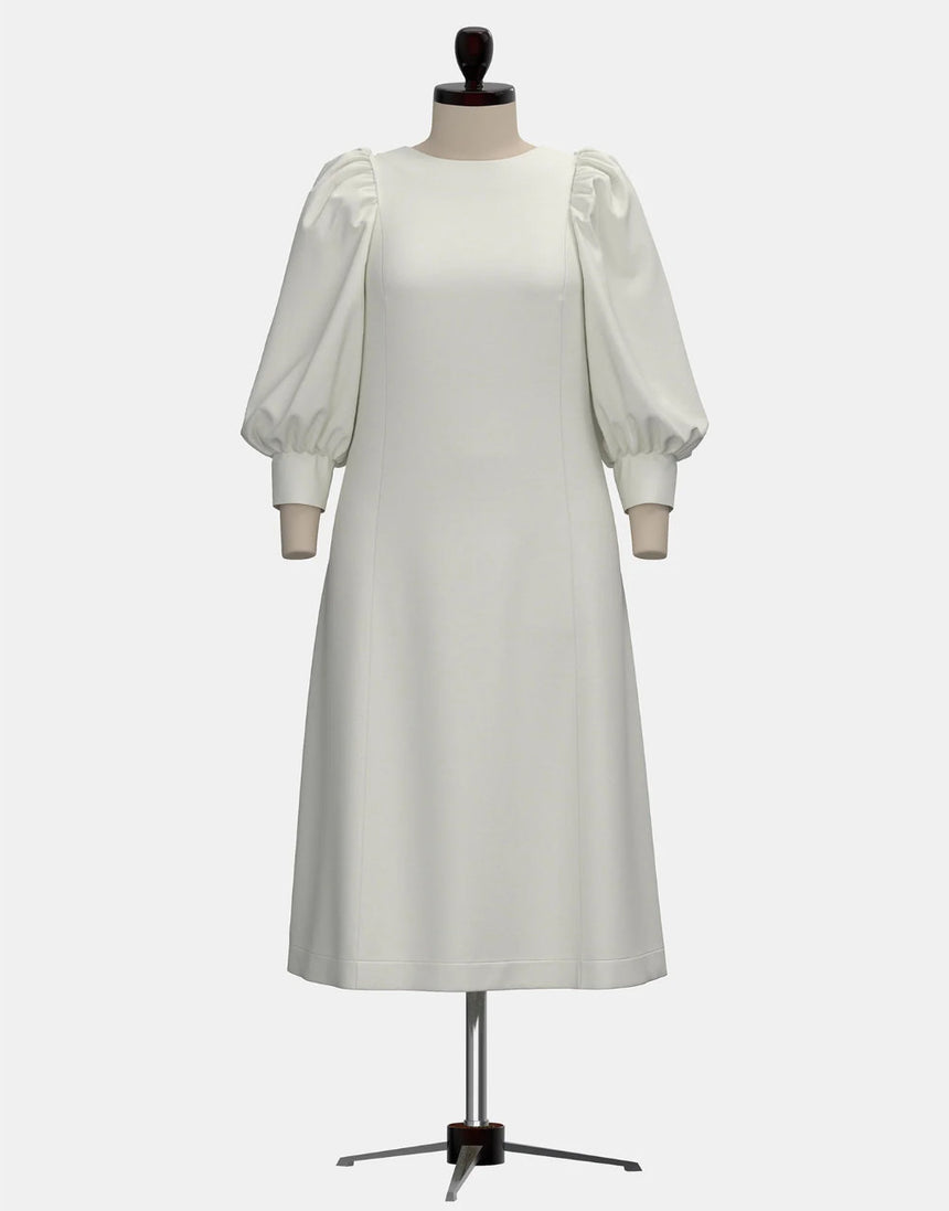 Flutter Sleeve Dress Sewing Pattern, The Assembly Line