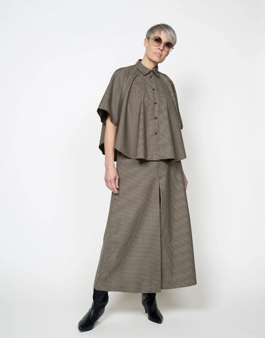 Poncho Shirt Sewing Pattern, The Assembly Line