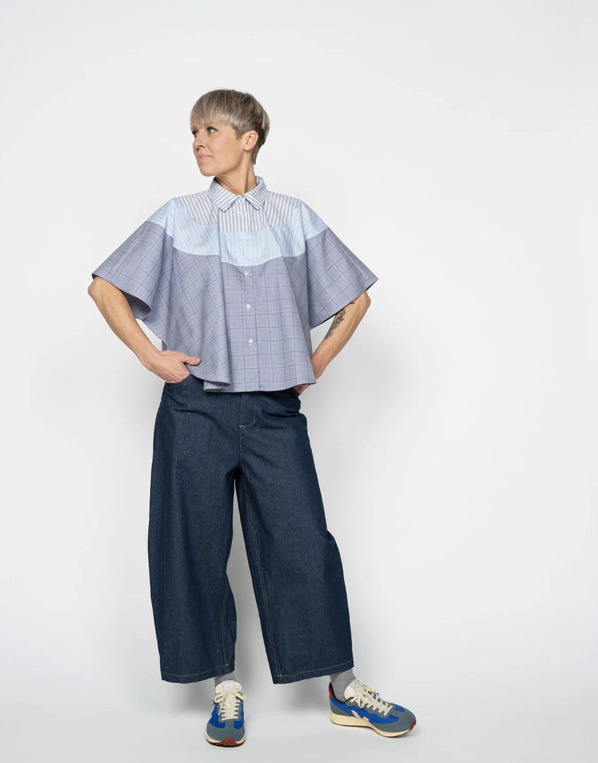 Poncho Shirt Sewing Pattern, The Assembly Line