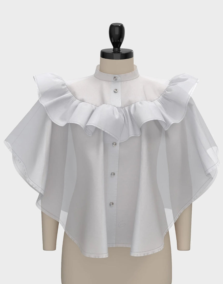 Poncho Shirt Sewing Pattern, The Assembly Line