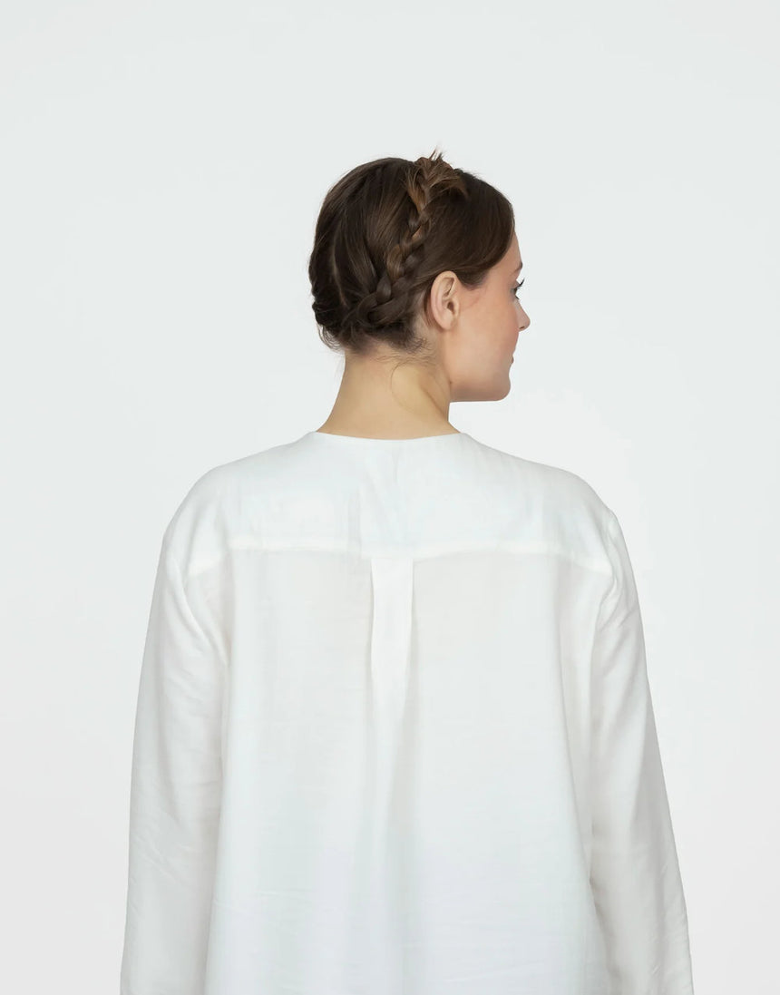 Scarf Collar Shirt Sewing Pattern, The Assembly Line