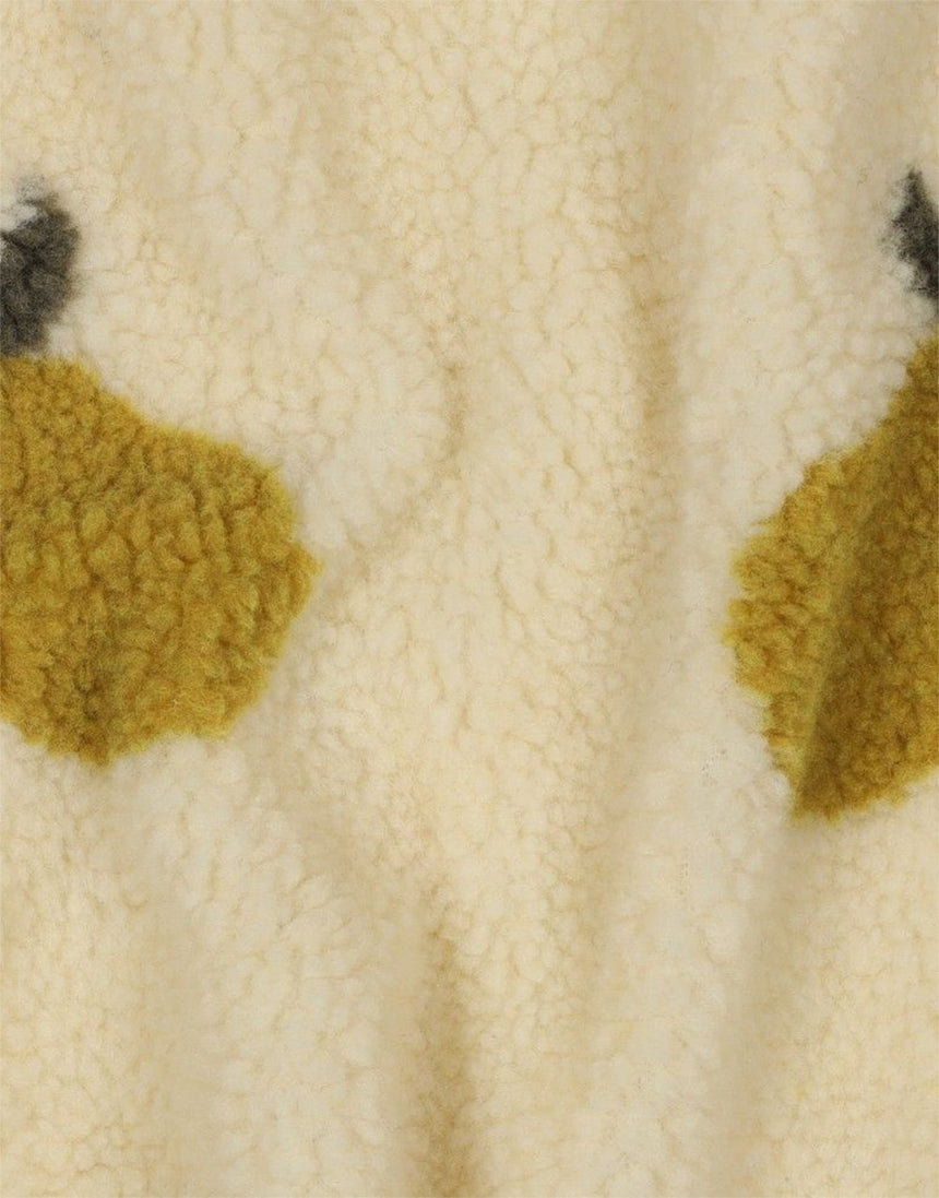 Olive Pear Teddy Fleece Fabric