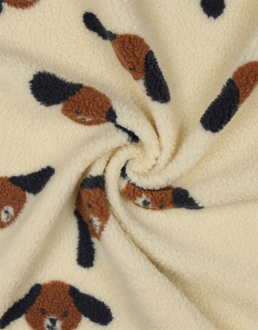 Puppy Teddy Fleece Fabric