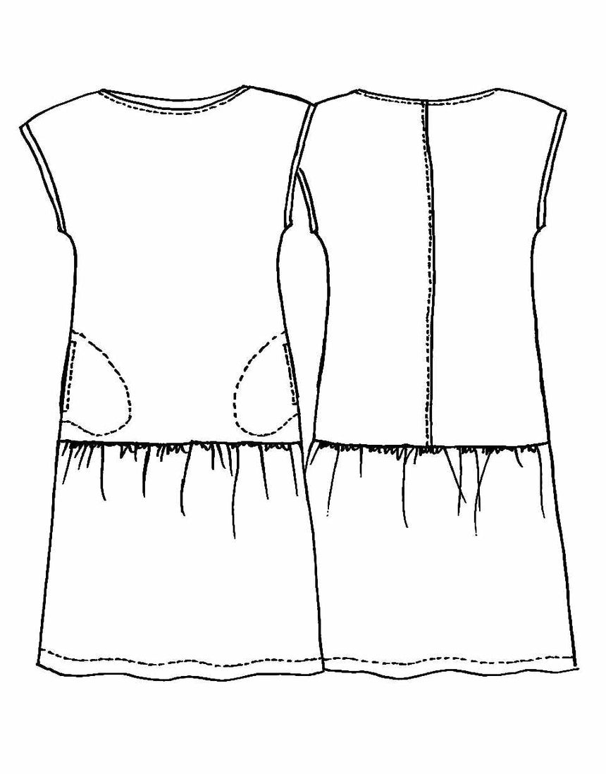 Mattea Dress & Top Sewing Pattern, Tessuti