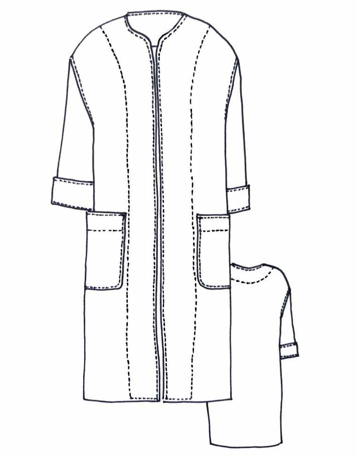 Florence Coat Sewing Pattern, Tessuti