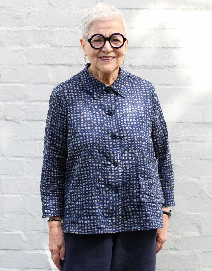 Ines Shirt Sewing Pattern, Tessuti