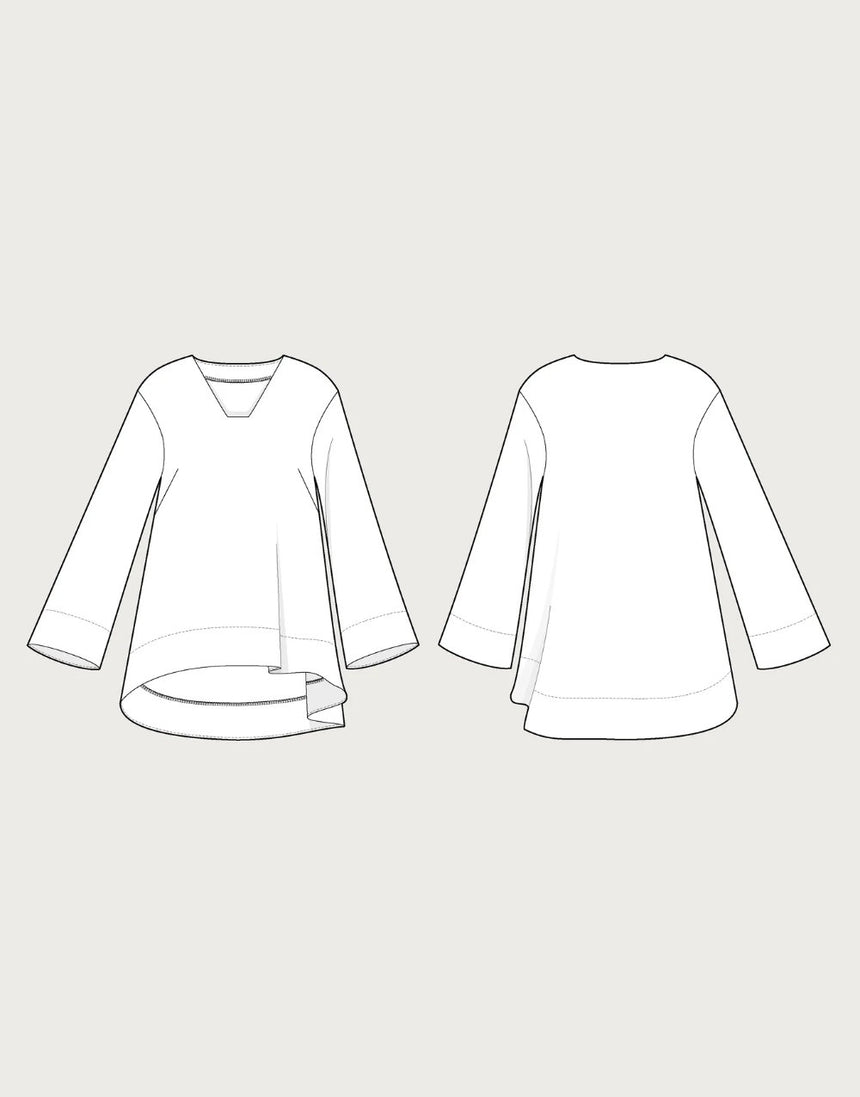 A-Line Tunic Sewing Pattern, The Assembly Line