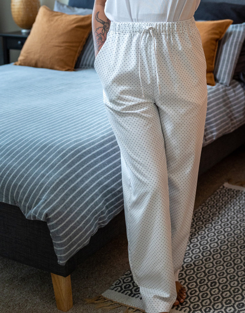 Gingham Pyjama Bottoms Complete Dressmaking Kit, The Avid Seamstress