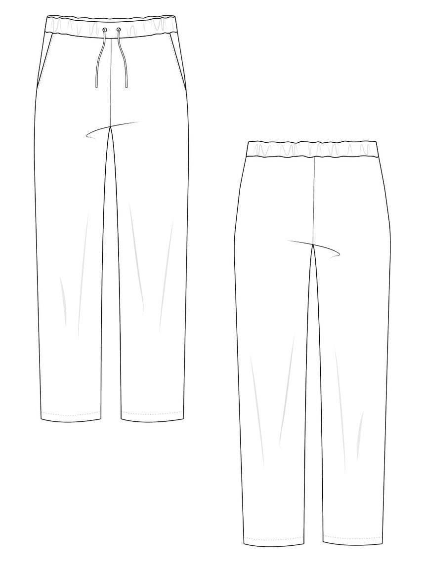 Gingham Pyjama Bottoms Complete Dressmaking Kit, The Avid Seamstress