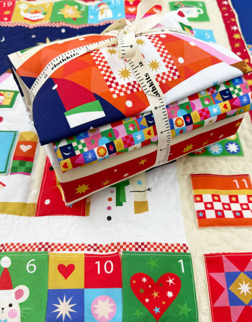 Deck the Halls Advent Calendar Christmas Sewing Kit, Thread & Ink Studio