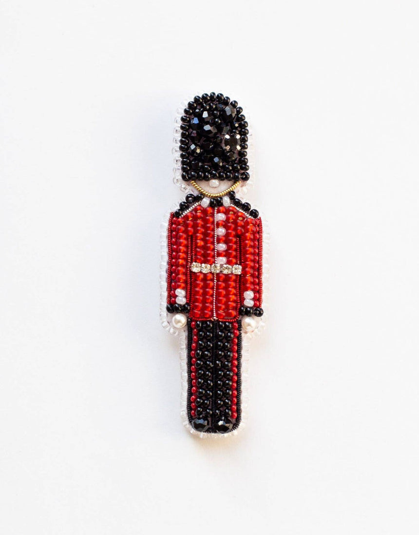 UK Themed Beaded Embroidery Brooch Kit, Set of 5