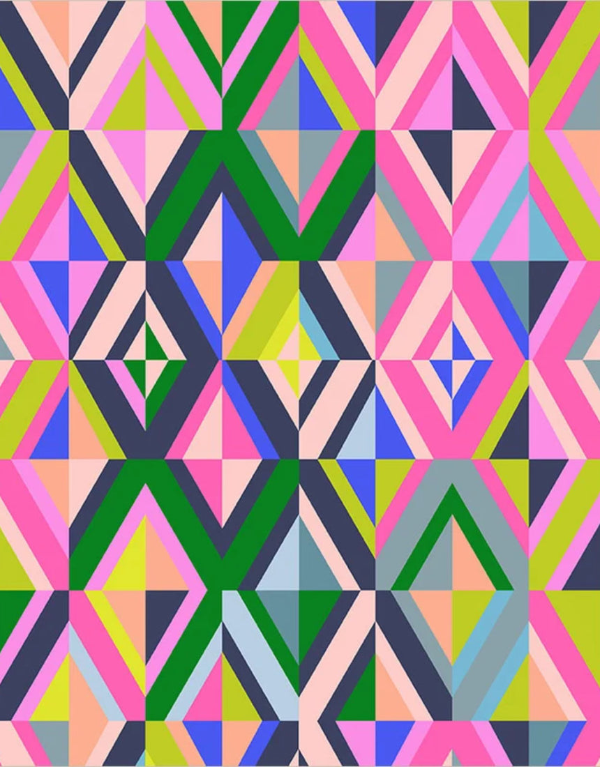 Diamonds Bejeweled Quilting Cotton Fabric, Happy Place by Annabel Wrigley, Windham Fabrics