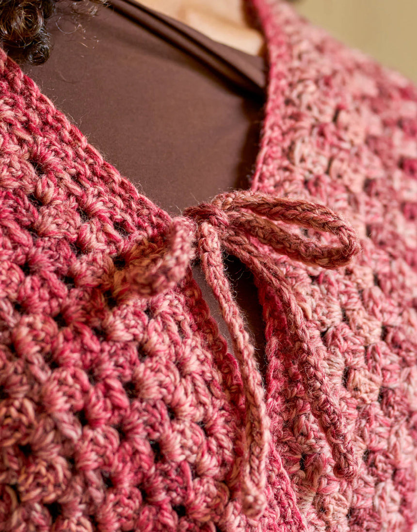 Estella Hexagon Cardigan Single Printed Crochet Pattern, West Yorkshire Spinners