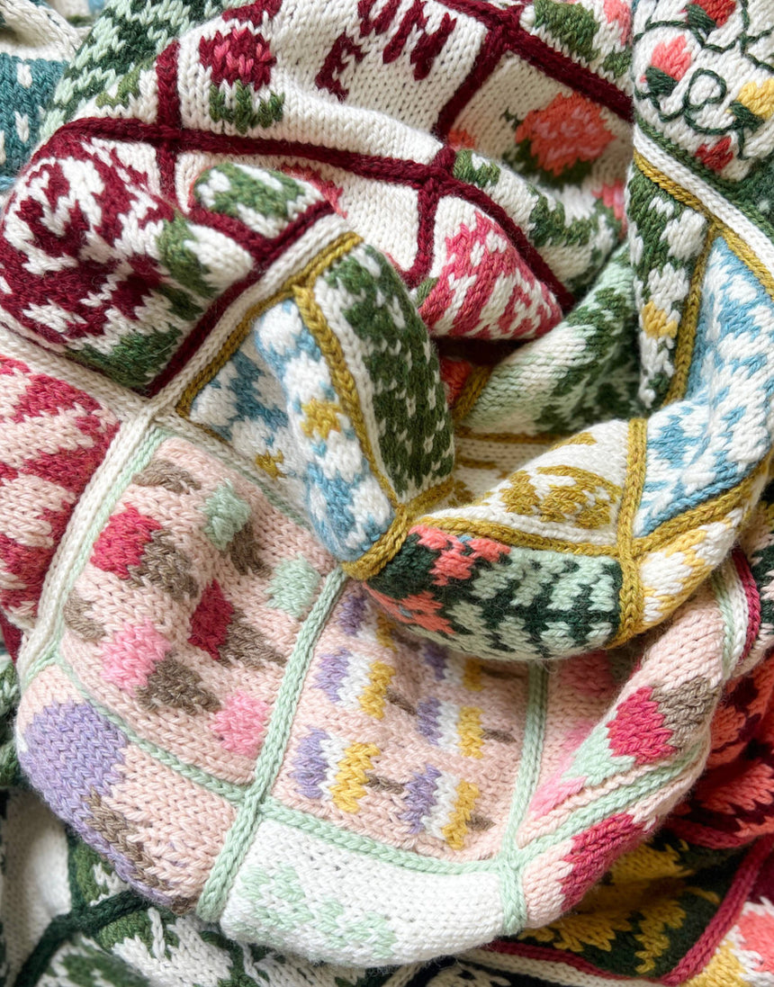 Heirloom Year by Piece Knitting Pattern, Needle & Feather