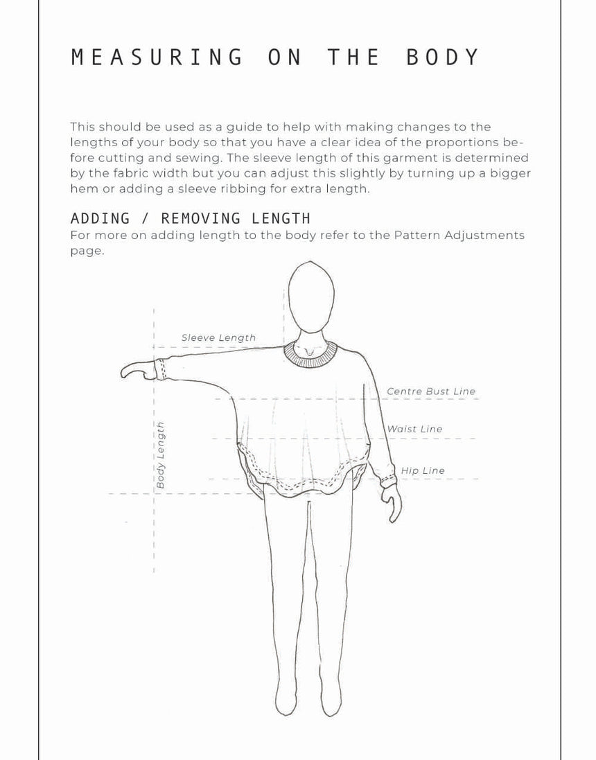Jumper Zero Waste Sewing Pattern PDF Immediate Download, Birgitta Helmersson