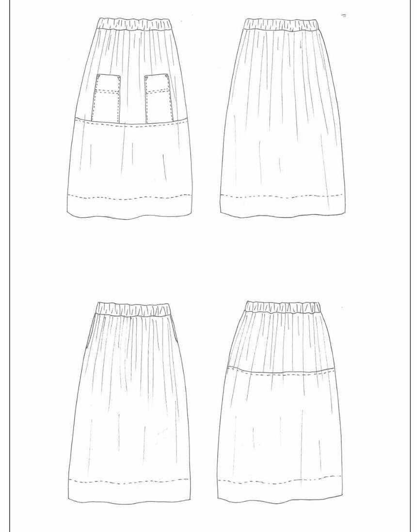 Birgitta Helmersson Trousers & Shorts Block Pants Zero Waste Sewing Pattern PDF, Birgitta Helmersson 15115