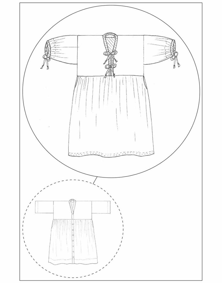 Bow Dress Hack PDF Immediate Download - for ZW Gathered Dress, Birgitta Helmersson