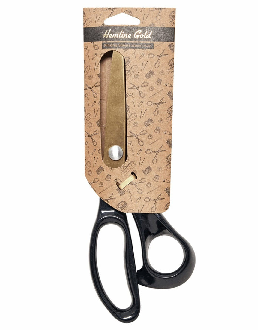 Hemline Gold Scissors Pinking Shears, Hemline Gold 9317385314266 9317385314266