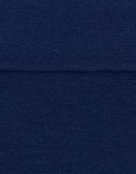 Not Specified Ribbing Navy Organic Tubular Rib Knit 10642