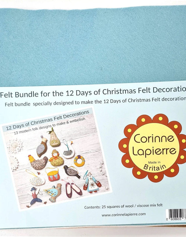Corinne Lapierre Felt Craft Felt Bundle for 12 Days of Christmas Book, Corinne Lapierre 608603782875 608603782875