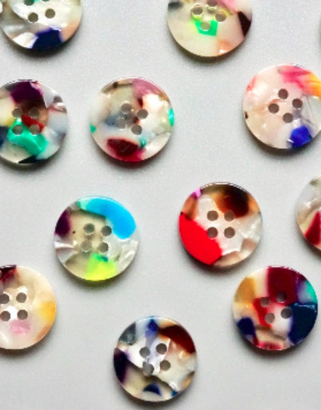 Pigeon Wishes Buttons Painterly Shirting Button Set 13368