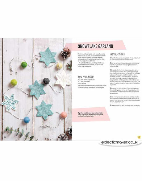 Corinne Lapierre Books All-New Twenty to Make: Festive Felt Decorations Book, Corinne Lapierre 9781800920989