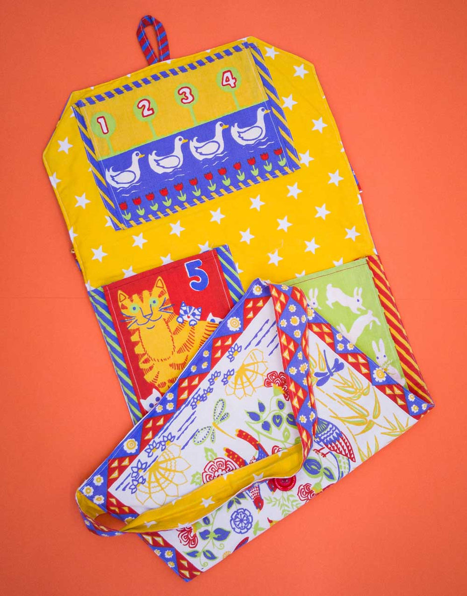 Baby Changing Bag and Mat, Nursery Organiser Vintage Clothkits® Sewing