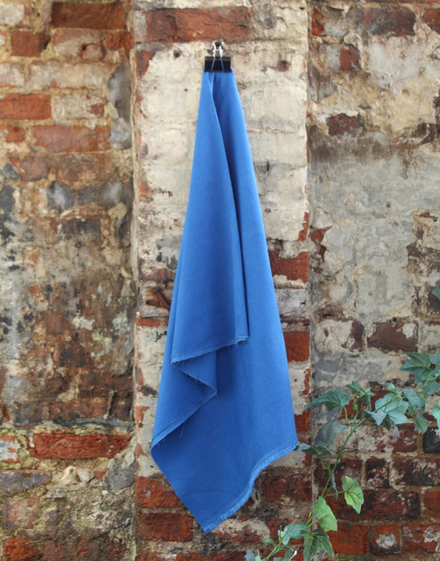 Not Specified Corduroy Blue / Plain Royal Blue Cotton Needlecord Fabric 05126.063-0013