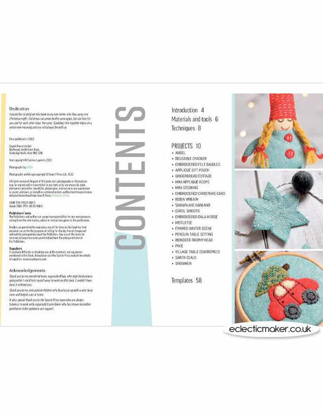 Corinne Lapierre Books All-New Twenty to Make: Festive Felt Decorations Book, Corinne Lapierre 9781800920989