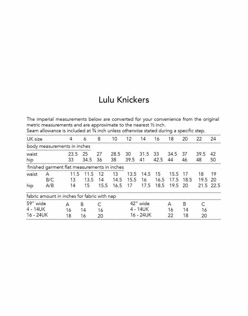 Dhurata Davies Lingerie & Sleepwear Lulu Knickers Sewing Pattern 4-24UK by Dhurata Davies 71736610