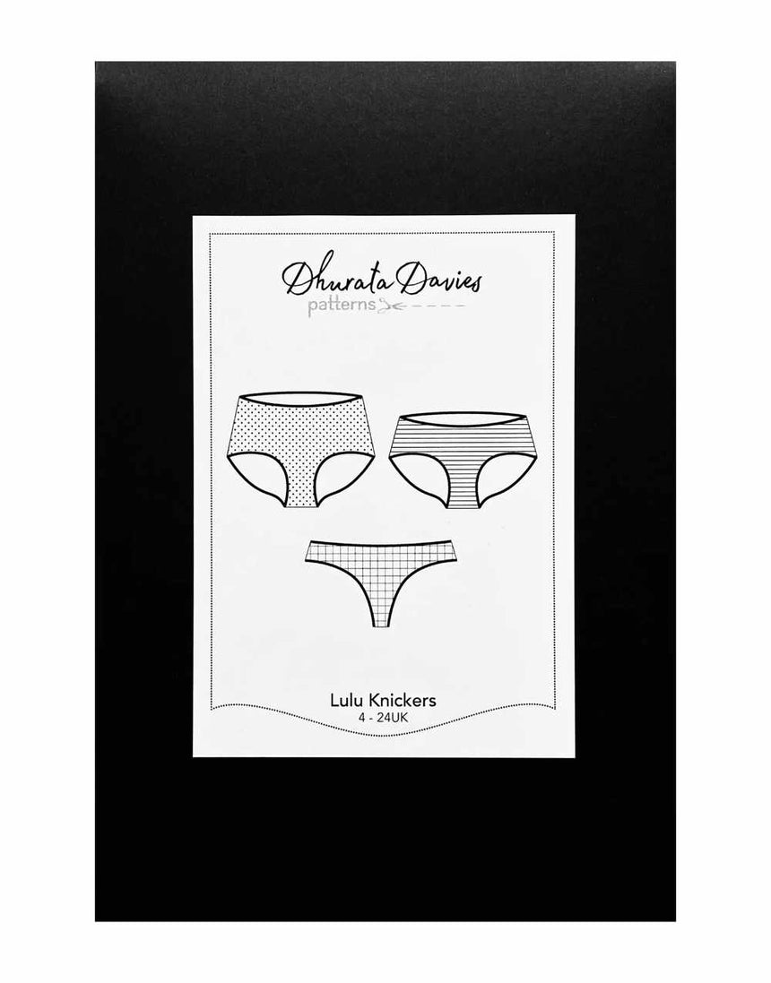 Dhurata Davies Lingerie & Sleepwear Lulu Knickers Sewing Pattern 4-24UK by Dhurata Davies 71736610