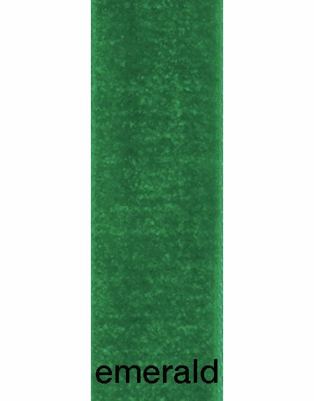 Not Specified Ribbon & Trimming 9456 Emerald 16mm Velvet Ribbon 5024264604878 5024264604878