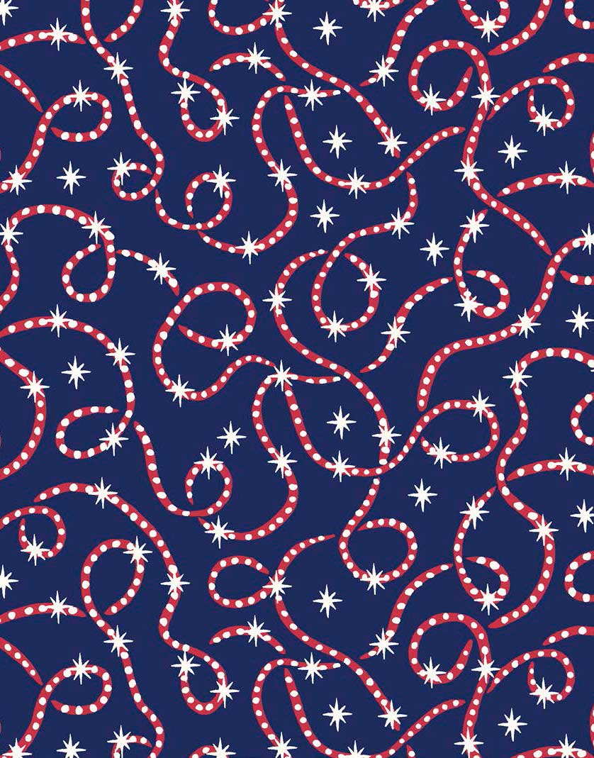 Liberty Fabrics Liberty Fabrics Tana Lawn® Liberty Fabrics Christmas Liberty Fabrics Christmas Tana Lawn® Festive Sparkle C Blue 11637