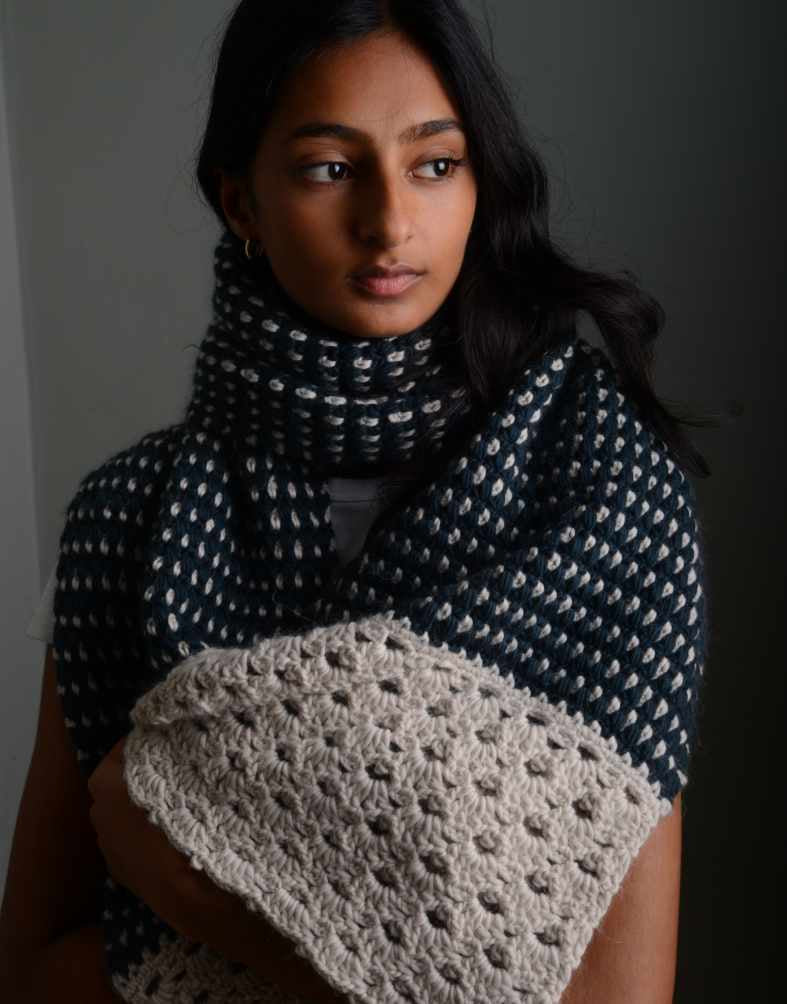 Stormy Scarf Crochet Kit Clothkits