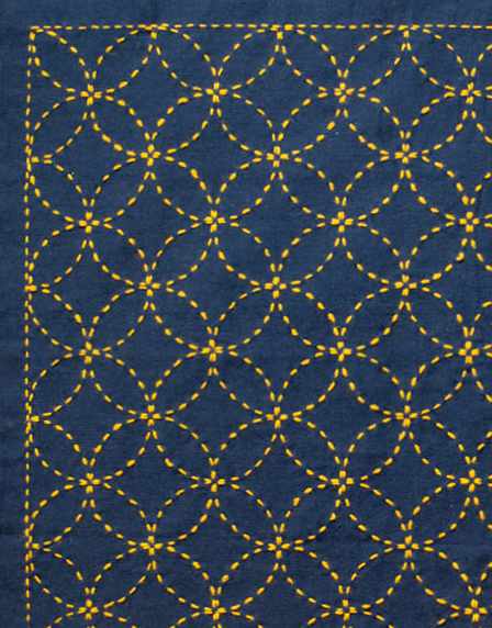 Not specified Sashiko Kit Shippou Tsunagi (Seven Treasures) Sashiko Sampler Kit 13138