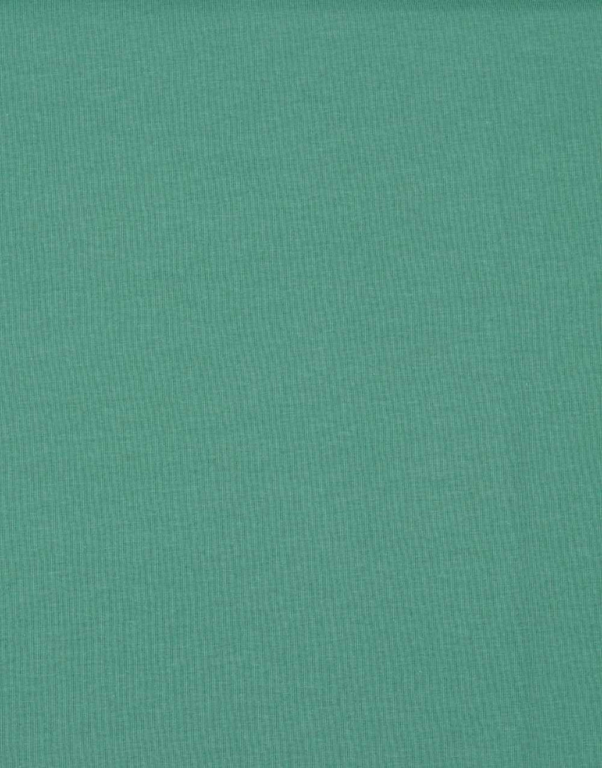 Not Specified Cotton Jersey Green / Plain Light Petrol Organic Cotton Jersey Fabric 14166