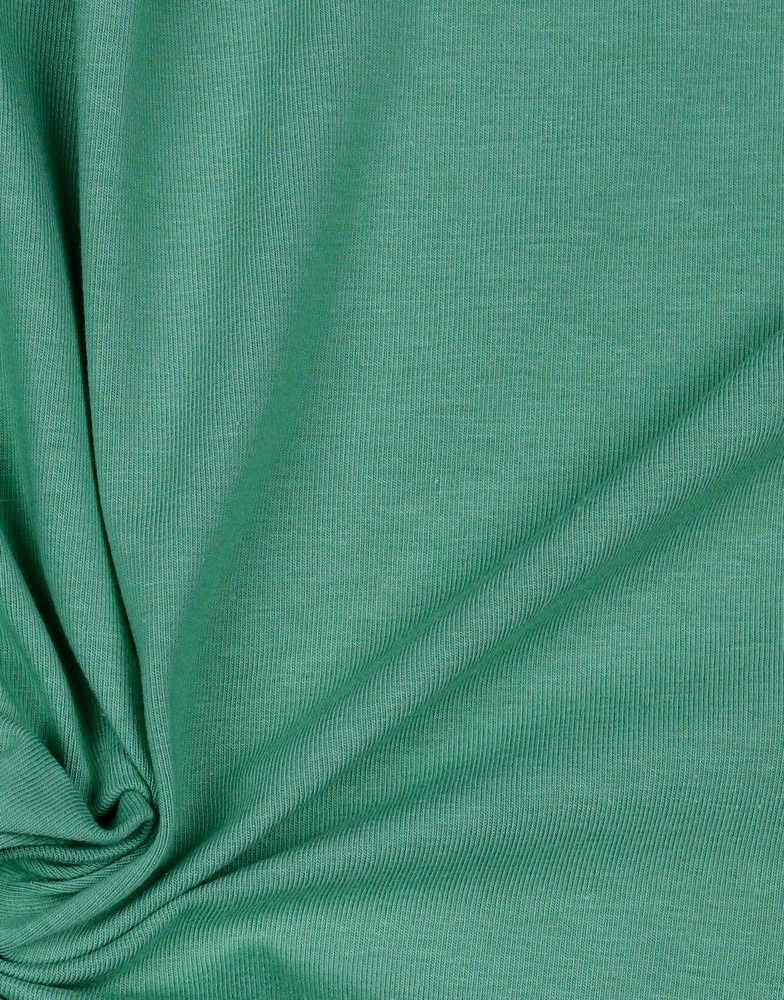 Light Petrol Organic Cotton Jersey Fabric Clothkits