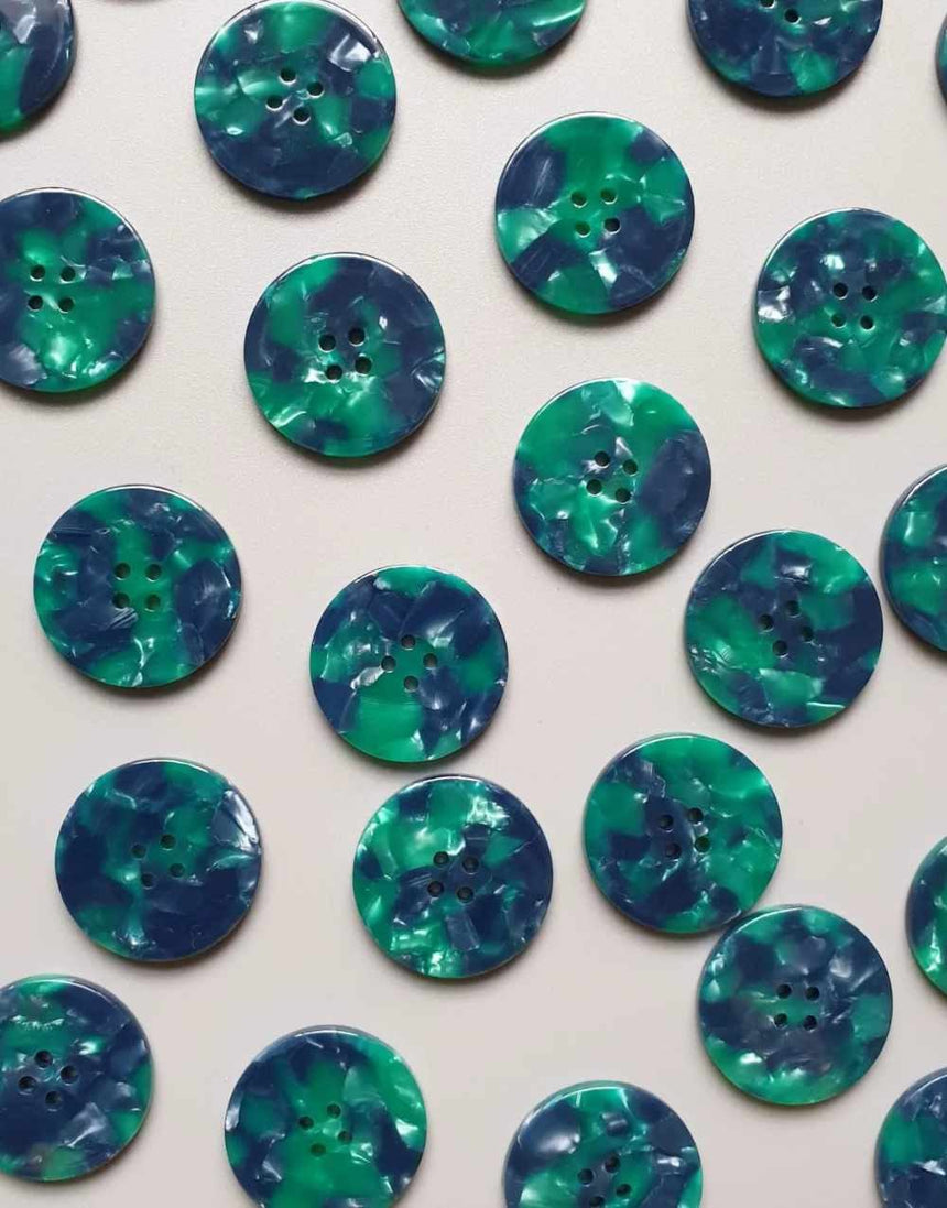 Pigeon Wishes Buttons 25mm Wicked 25mm Buttons, Set of 6 14099