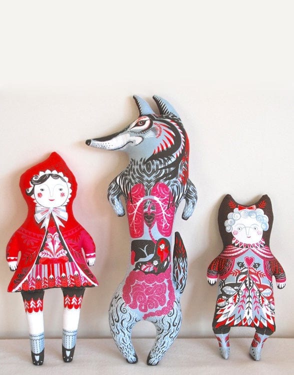 Sarah Young Sewing Kits Little Red Riding Hood Tea Towel / Cut & Sew Kit by Sarah Young 11253