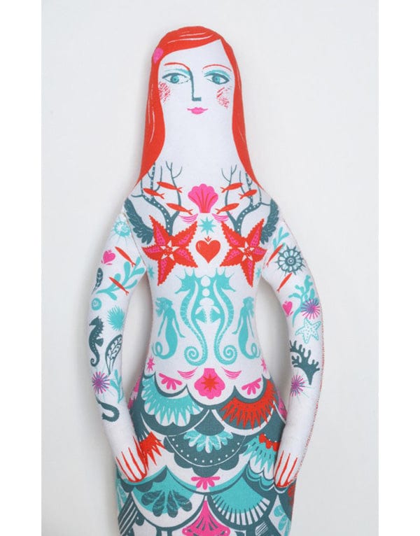 Sarah Young Sewing Kits Meryl the Mermaid Tea Towel / Cut & Sew Kit by Sarah Young 10992