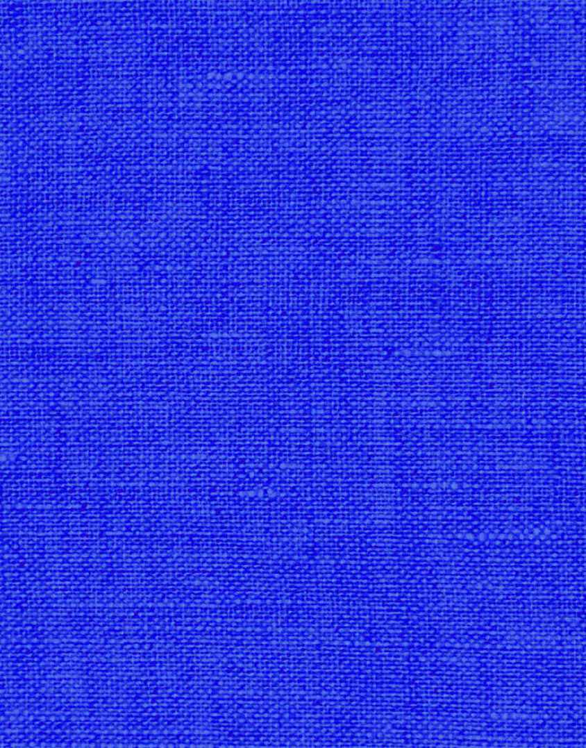 Cobalt Blue Washed Pure Linen Fabric