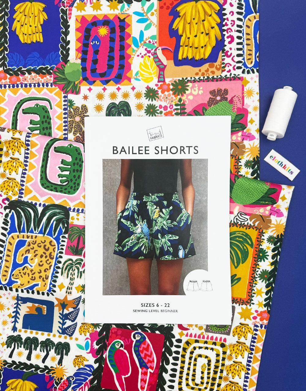 Behind the makes - Tilly makes a Clothkits kit - The Bailee Shorts by Tessuti