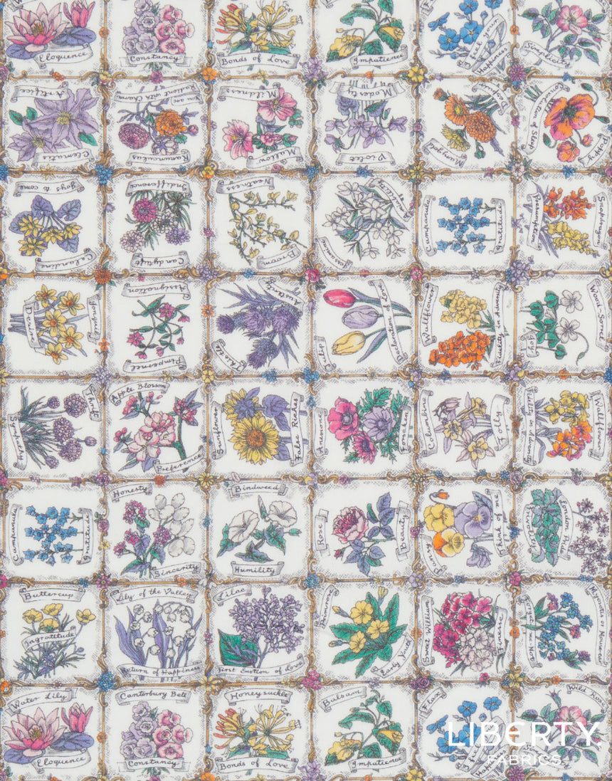 Liberty Fabrics Tana Lawn® Cotton Language of Flowers A