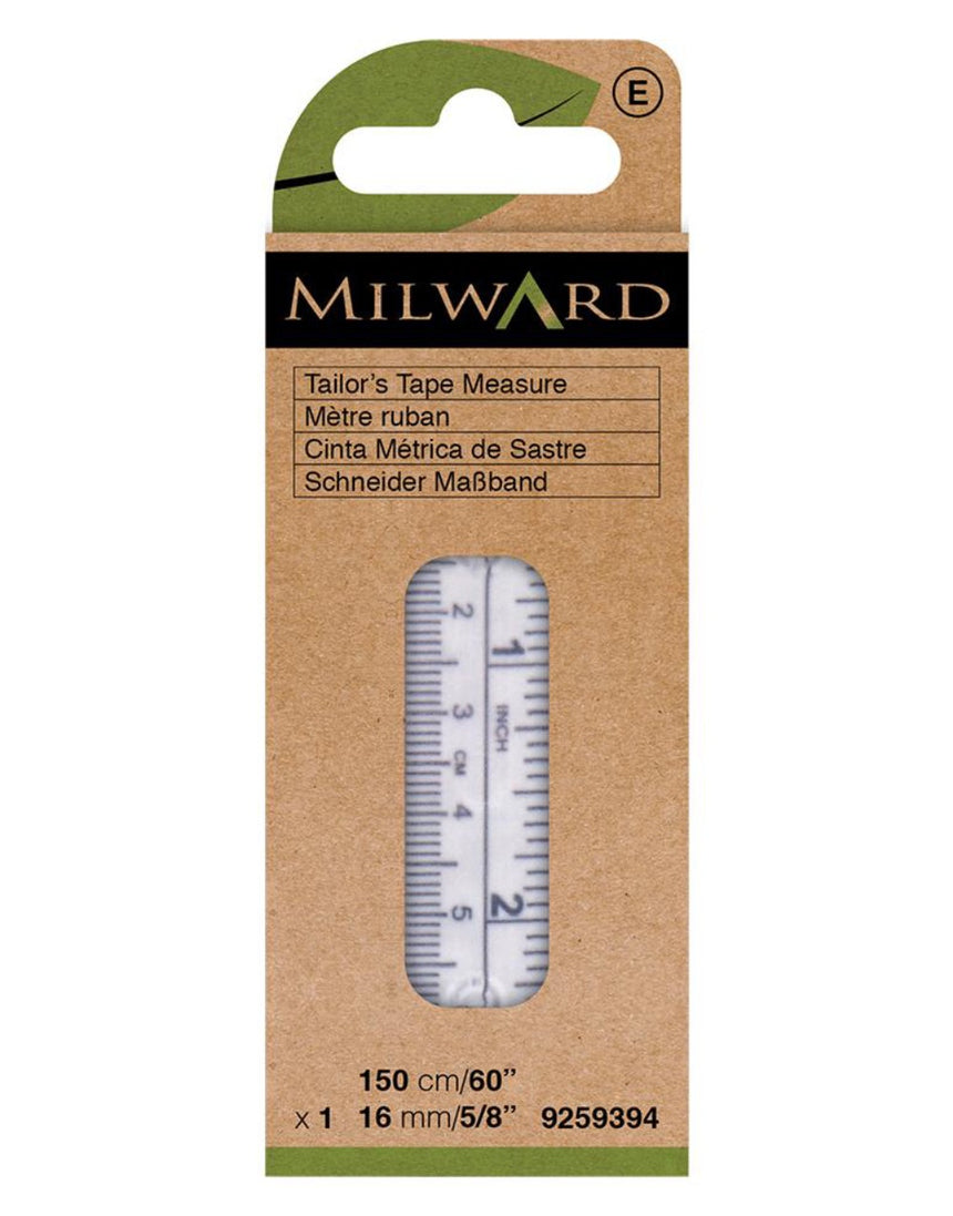 Milward Green Tailor's Tape Measure with Plastic End