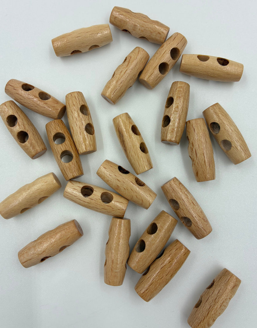 Wooden Toggle, 25mm
