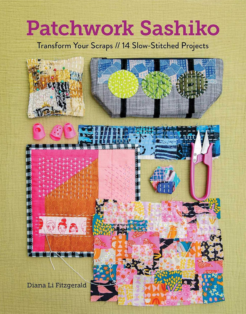 Patchwork Sashiko Book, Dina Li Fitzgerald