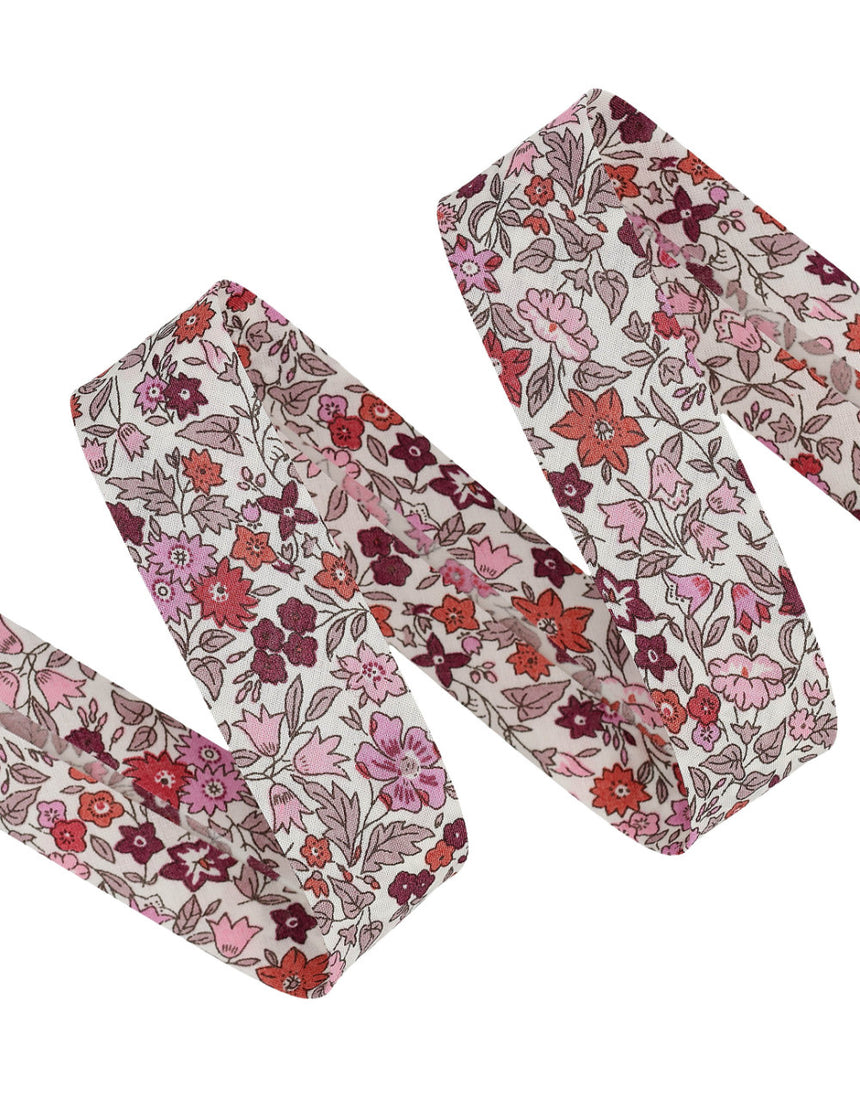 Liberty Fabrics Ava B Cotton Bias Binding, 25mm