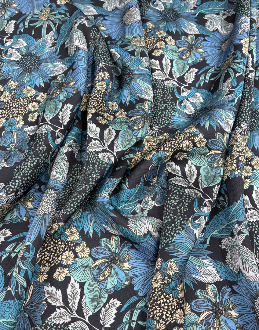 Liberty Fabrics Bickington Satin Viscose, Angelica Garla B